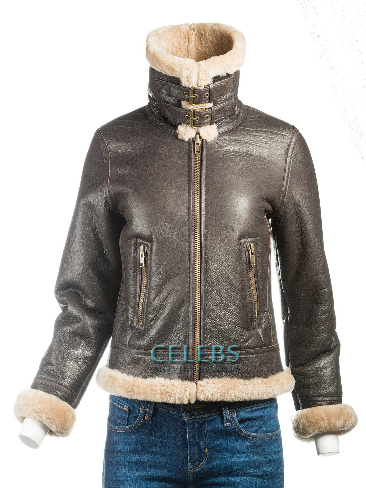 Women’s B3 Sheepskin Bomber Jacket