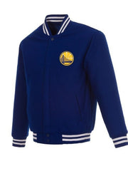 Golden State Warriors Varsity Royal Blue Wool Jacket