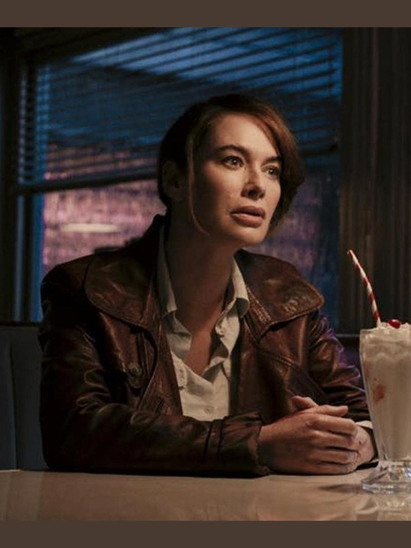 Gunpowder Milkshake Scarlet Leather Jacket