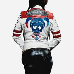 Harley Quinn Daddy’s Lil Monster Leather Jacket