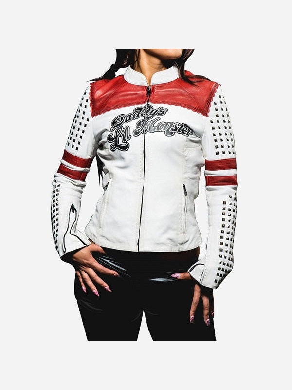 Harley Quinn Daddy’s Lil Monster Leather Jacket