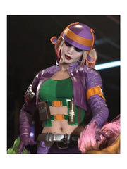 Injustice 2 Game Harley Quinn Purple Jacket