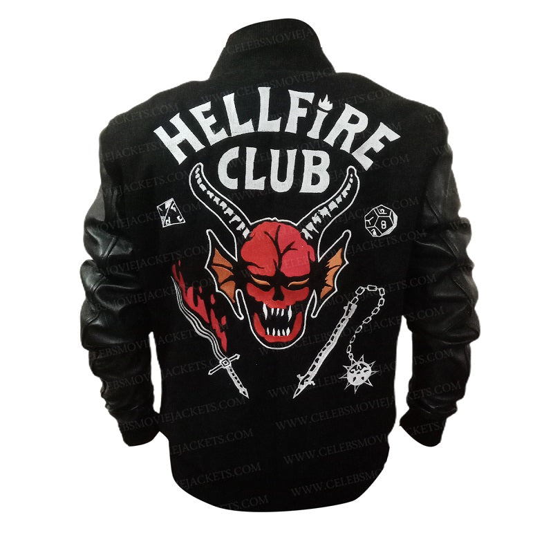 Stranger Things S04 Hellfire Club Varsity Jacket