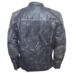 Men’s Cafe Racer Hooligan Leather Biker Jacket