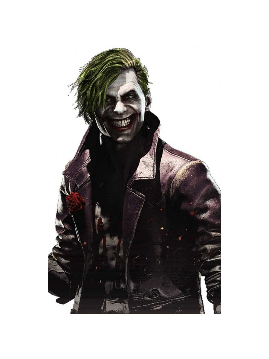 Injustice 2 Joker Leather Coat