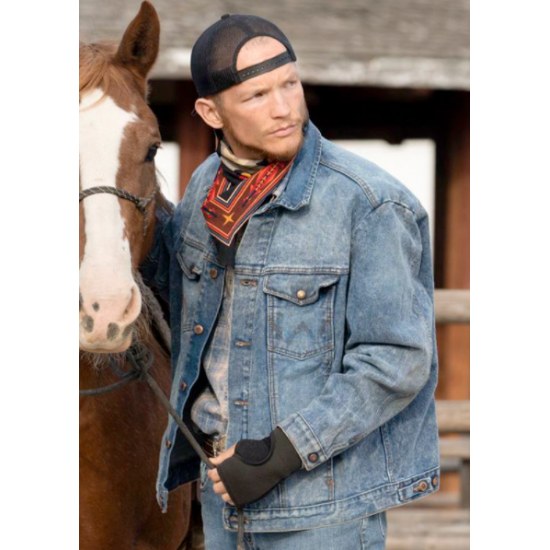 Yellowstone Jimmy Hurdstrom Blue Denim Jacket