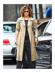 Jennifer Lopez Trench Cotton Coat