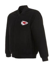 Kansas City Chiefs Varsity Black Wool Jacket