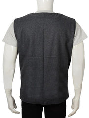 Yellowstone John Dutton Grey Wool Vest