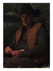 Kevin Costner Yellowstone John Dutton Leather Quilted Vest