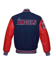 LA Angels Red and Blue Varsity Jacket