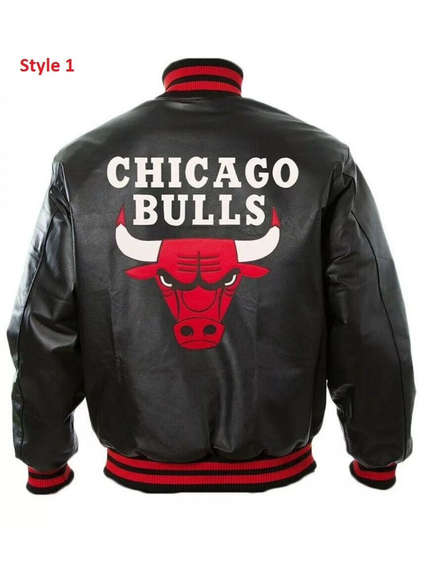 Vintage Chicago Bulls Leather Jacket