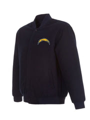 Los Angeles Chargers Varsity Navy Blue Wool Jacket