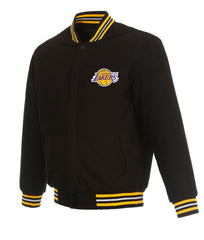 Los Angeles Lakers Varsity Black Wool Jacket