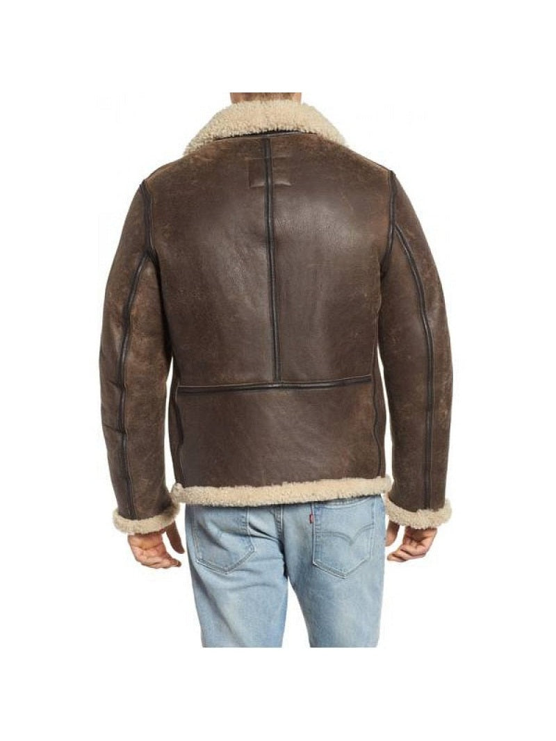 Men Winter Shearling Jacket