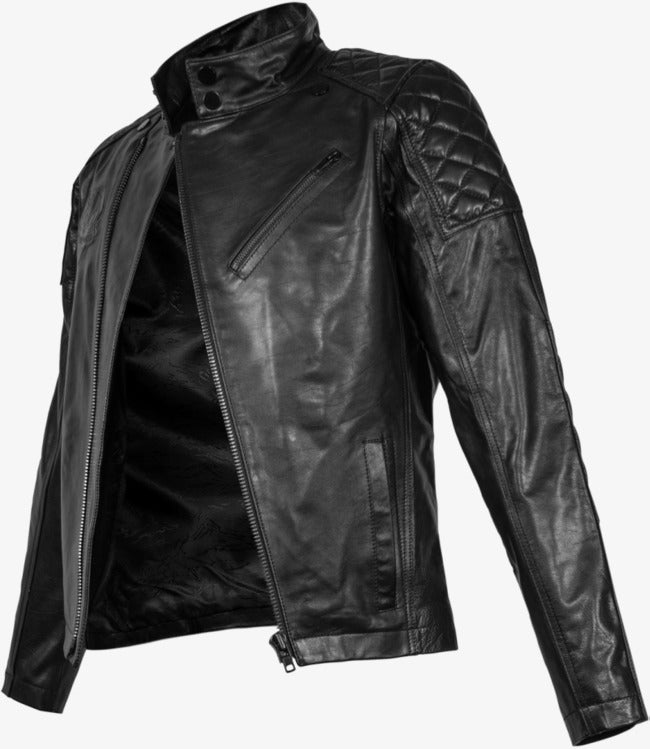 Metal Gear Solid V Snake Black Biker Jacket