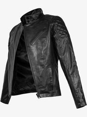 Metal Gear Solid V Snake Black Biker Jacket
