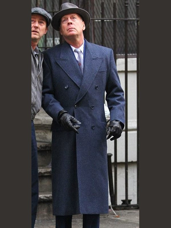 Motherless Brooklyn Bruce Willis Coat