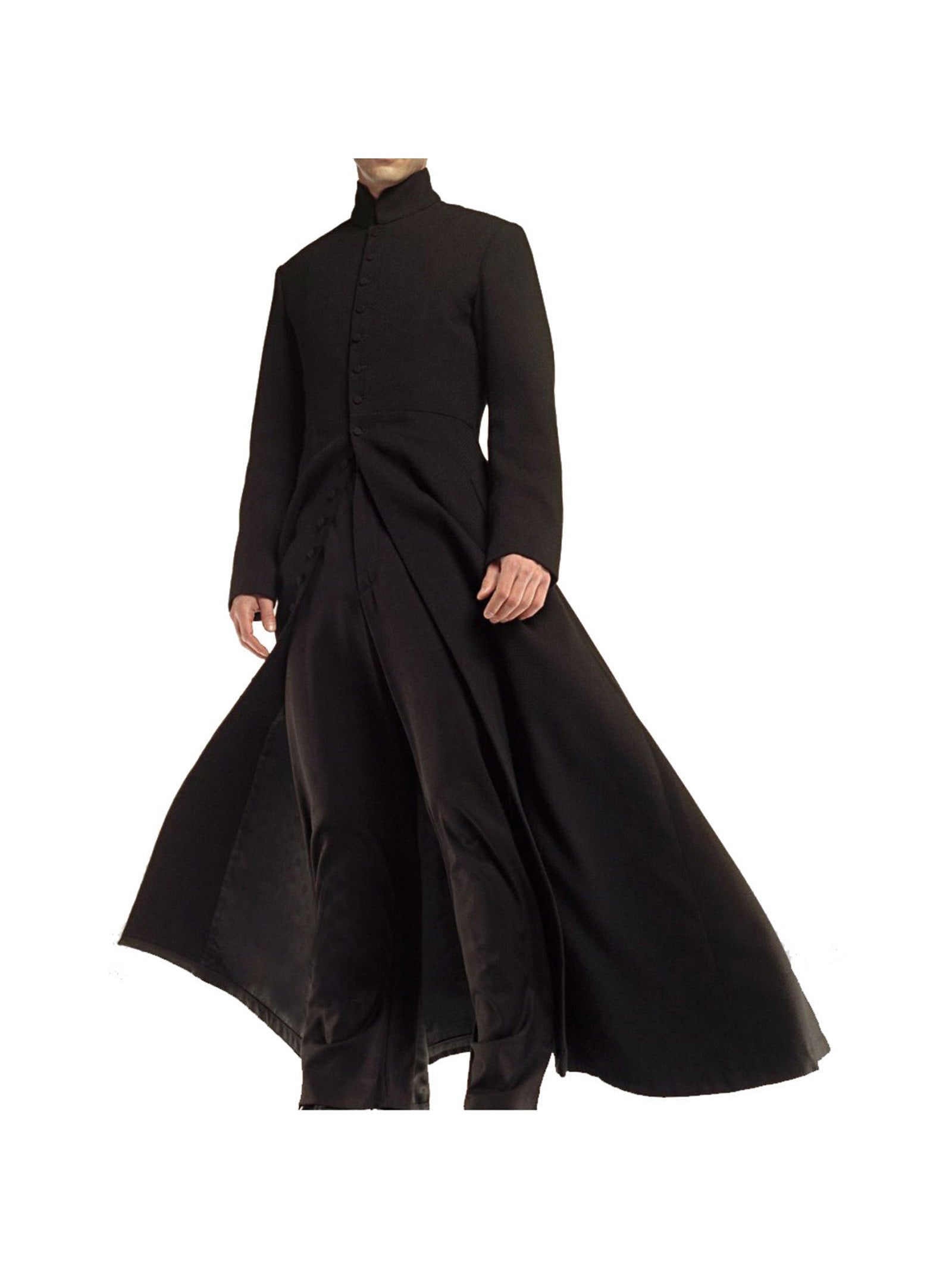 Neo Matrix Keanu Reeves Trench Coat