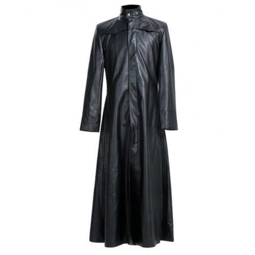 Neo Matrix Keanu Reeves Trench Coat