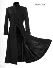 Neo Matrix Keanu Reeves Trench Coat