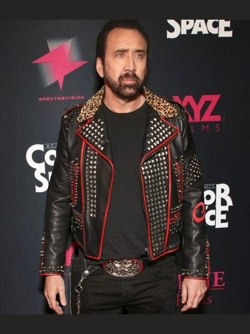 Nicolas Cage Color Out of Space Studs Jacket