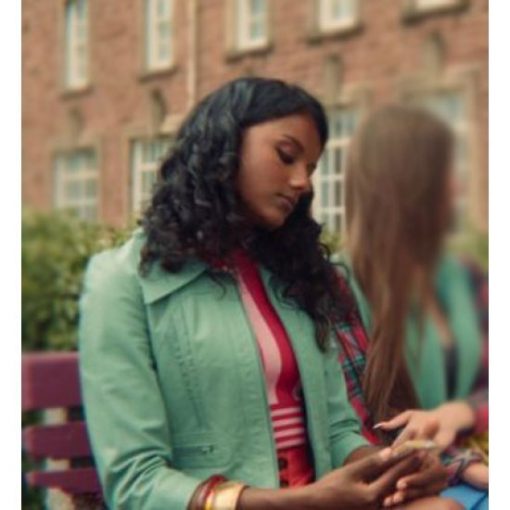 Olivia Sex Education Leather Jacket