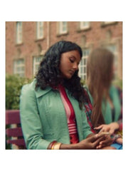 Olivia Sex Education Leather Jacket