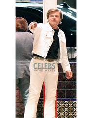 Once Upon A Time In Hollywood Brad Pitt White Jacket