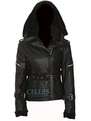 Once Upon A Time Emma Swan Black Hoodie Jacket