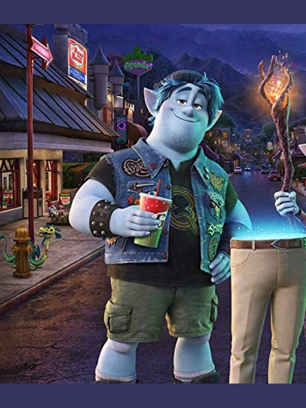 Chris Pratt Onward Barley Lightfoot Denim Vest