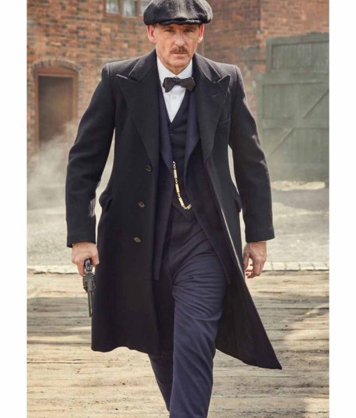 Peaky Blinders Arthur Shelby Black Coat