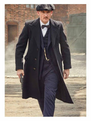 Peaky Blinders Arthur Shelby Black Coat