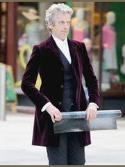 Peter Capaldi Doctor Who Maroon Coat