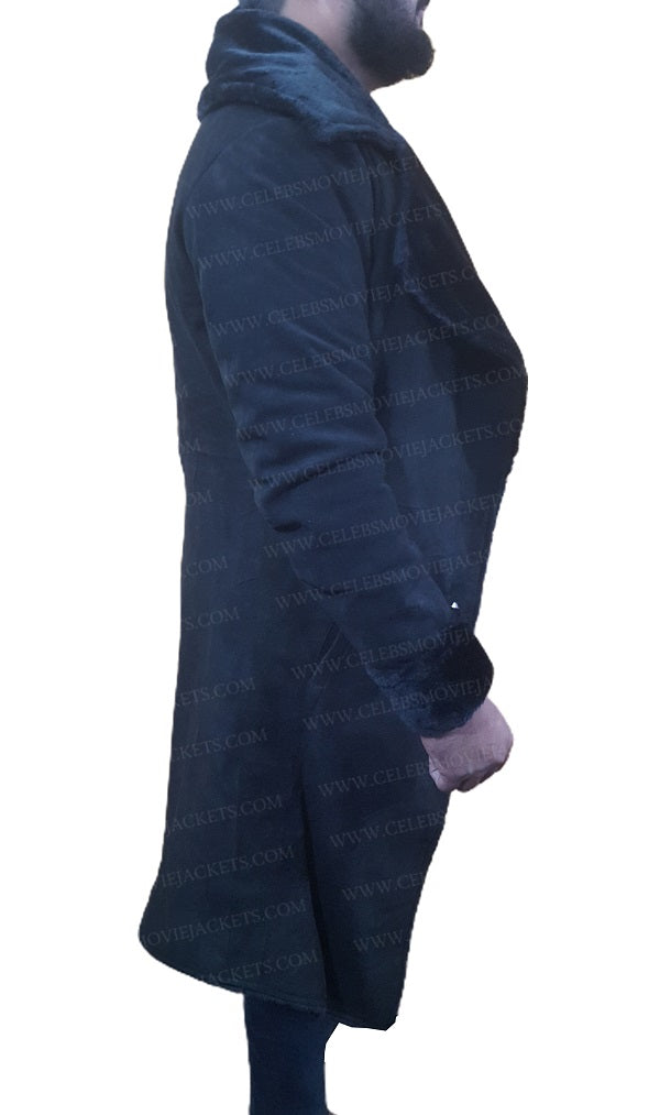 Power Tommy Egan Black Trench Coat