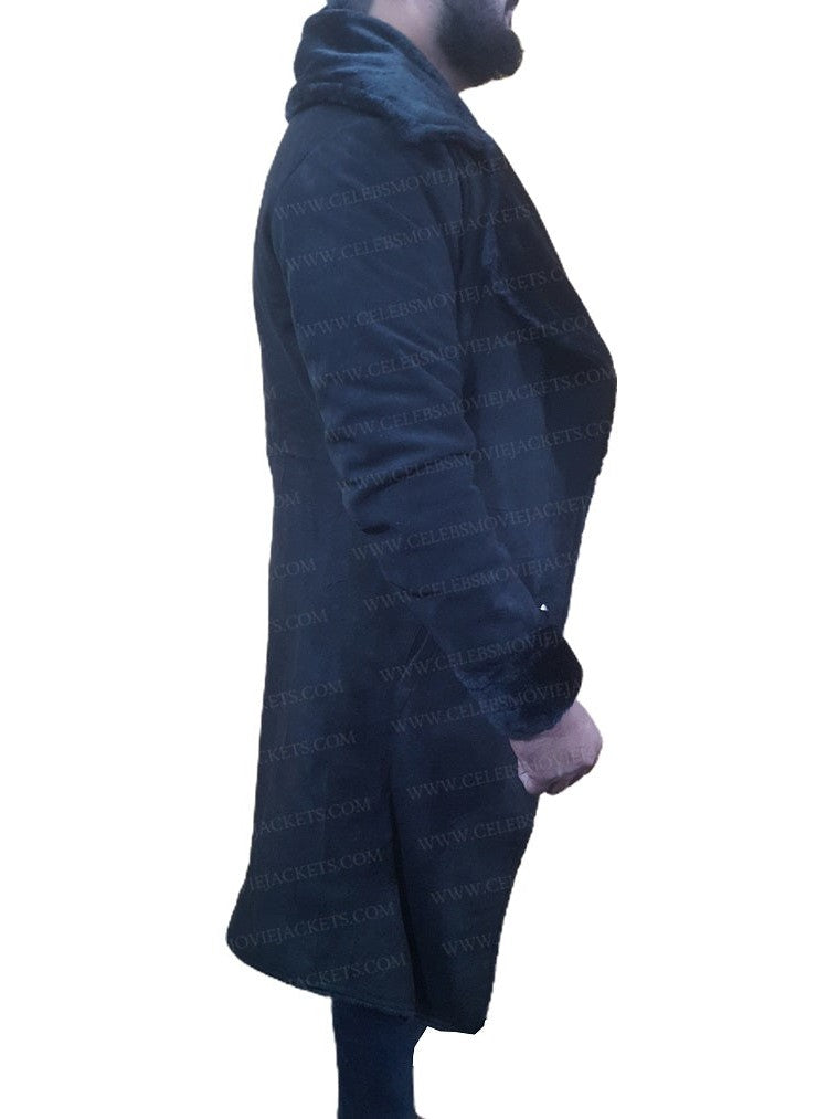 Power Tommy Egan Black Trench Coat