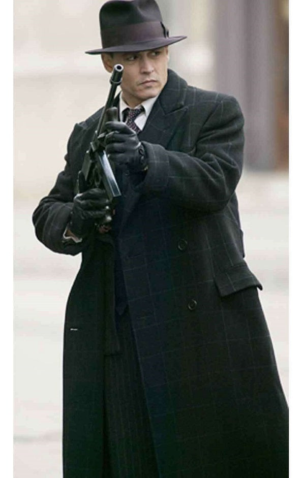 Public Enemies Johnny Depp Long Coat
