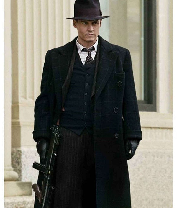 Public Enemies Johnny Depp Long Coat