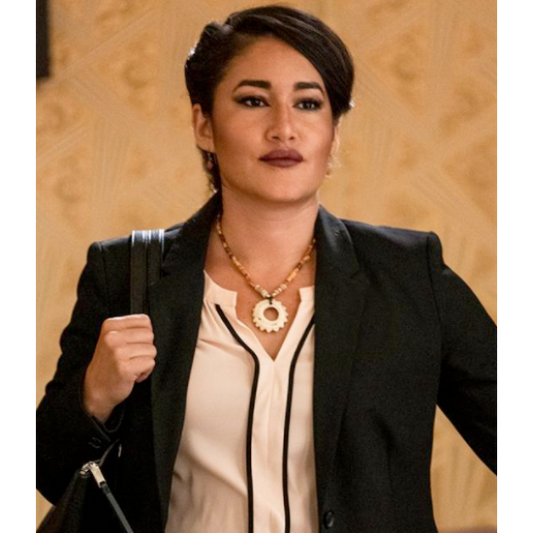 Yellowstone Angela Blue Thunder Coat