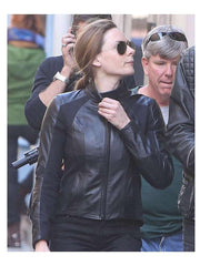 Mission Impossible 6 Rebecca Ferguson Leather Biker Jacket