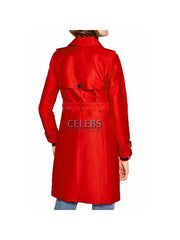 Riverdale Polly Cooper Double Breasted Red Trench Coat