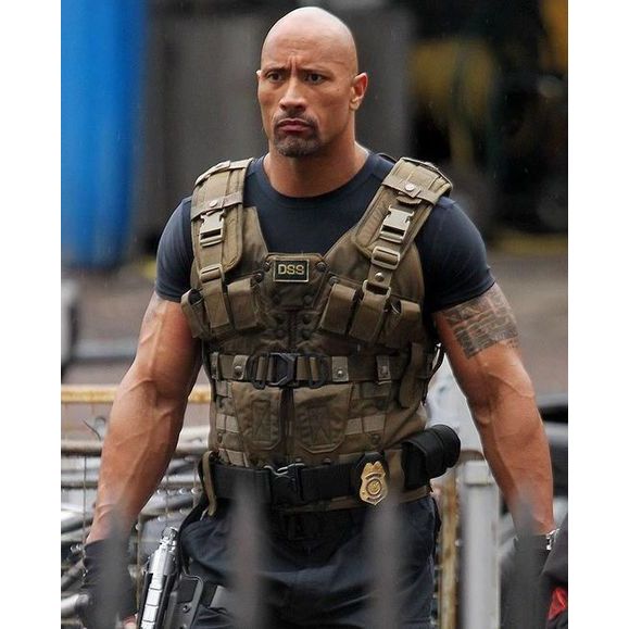 Fast and Furious 7 Agent Luke Hobbs DSS Tactical Vest