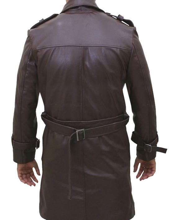 Watchmen Rorschach Leather Trench Coat