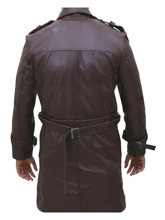 Watchmen Rorschach Leather Trench Coat