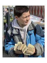 Samaritan Javon Walton Blue And Grey Jacket