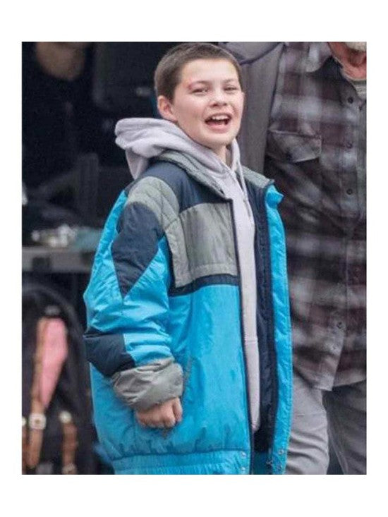 Samaritan Javon Walton Blue And Grey Jacket