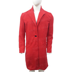 Second Act Jennifer Lopez Red Coat