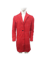 Second Act Jennifer Lopez Red Coat