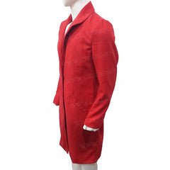 Second Act Jennifer Lopez Red Coat