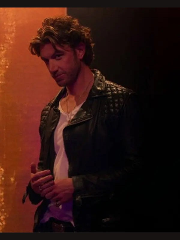 Sex/Life Brad Simon Black Leather Jacket